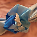 Lenços Exclusivos Lussaví desenho "Bela" - Elegância e Cuidado em Cada Detalhe